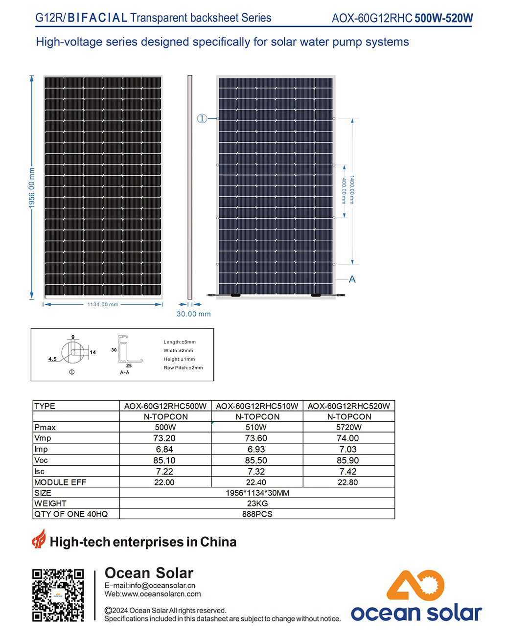 G12R 500W-520W_lapa